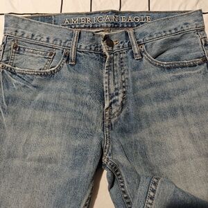 American Eagle Slim Fit Light Blue Denim Jeans Men’s Size 33x30